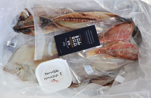 반건조 참가자미와 참돔의 만남, 속초사이버장터에서